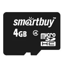Карта памяти Smartbuy micro SD 4 Gb 4 Class